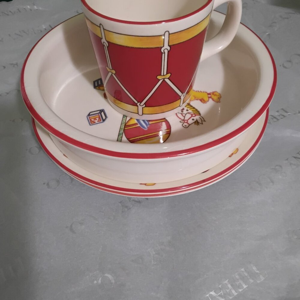 Tiffany and Co.  Plate/Cup Set Bundle